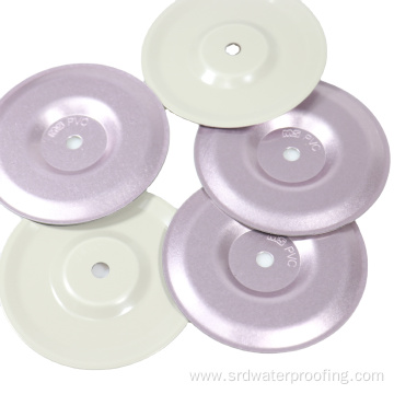 waterproofing coated PVC plates washers roofing accessories
